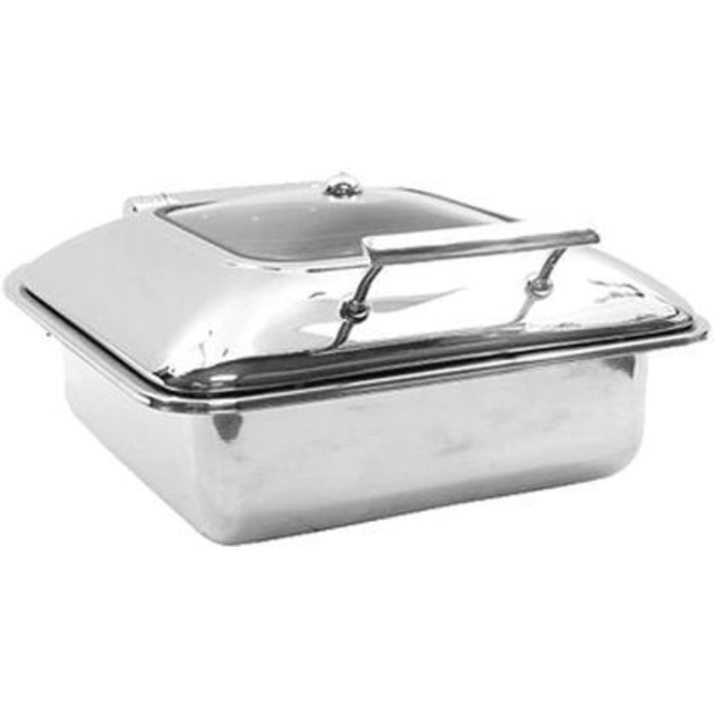 Adventys - 5-6 Quart Square Chafing Dish Box - EQ6BLFPSH