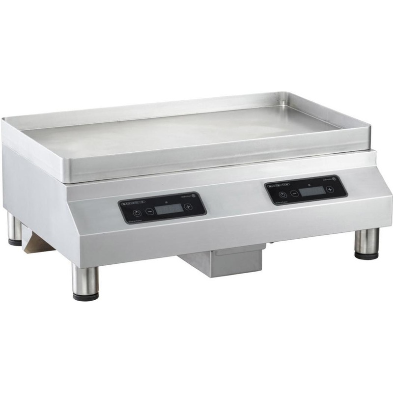 Adventys - 6000W 2 Zone Plancha Countertop Induction Griddle - GLP6000