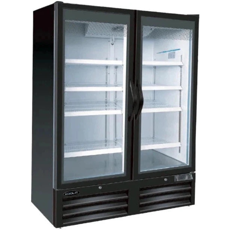 Kool-It - 52" Double Glass Door Display Freezer with Swing Door - KGF-52 (Pre-Order Now, ETA 9-10 Weeks)