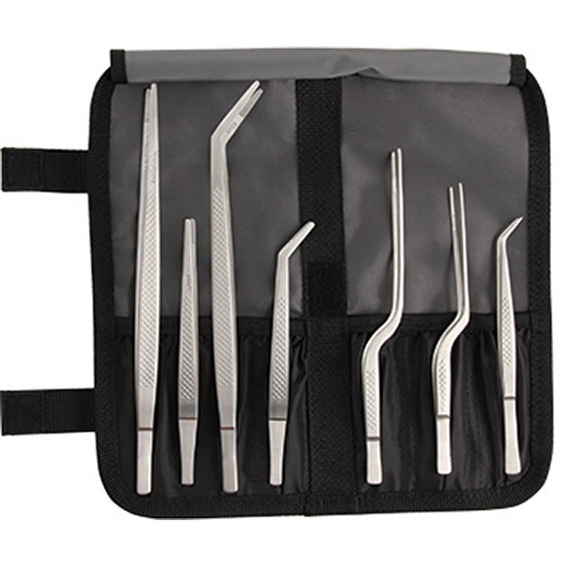 Mercer - Precision Plus Stainless Steel Plating Tongs, Pack Of 8 - M35154