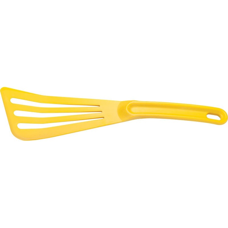 Mercer - 12" x 3.5" Nylon Yellow Slotted Spatula - M35110YL
