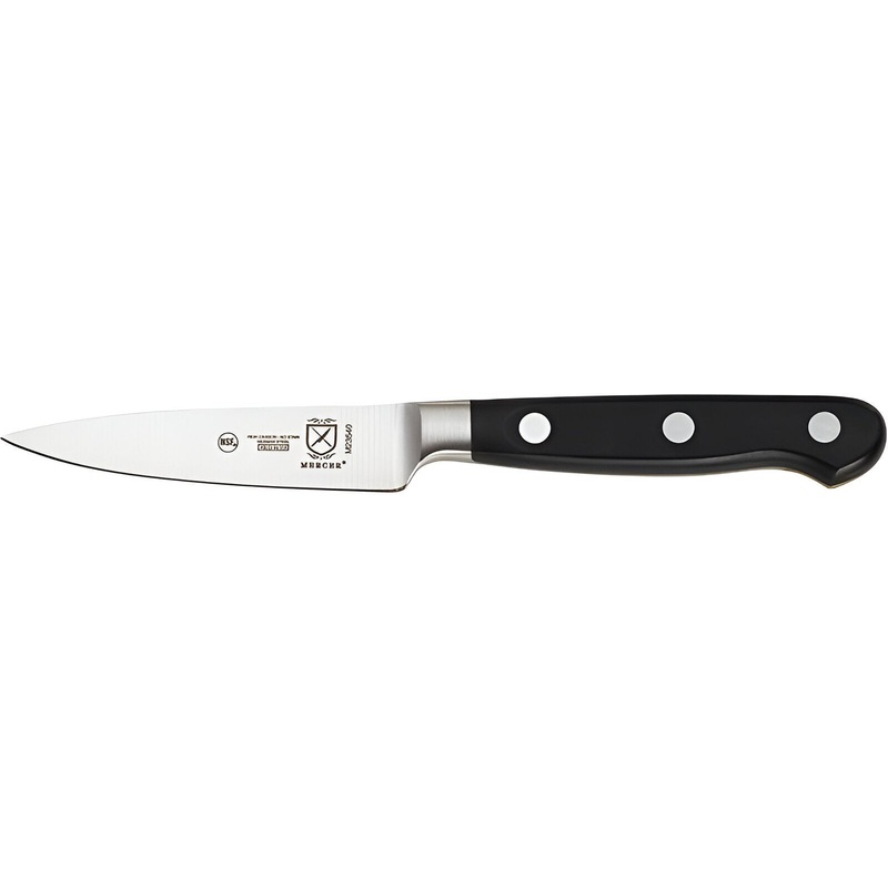 Mercer - 3.5" German Steel Paring Knife with Black Delrin Handle - M23540