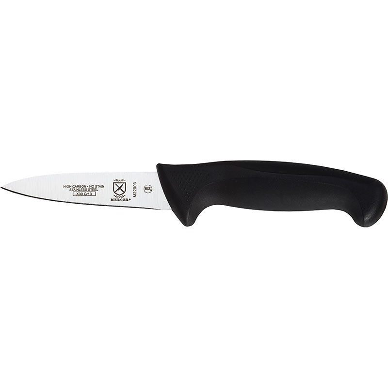 Mercer - 3.5" Japanese Steel Paring Knife with Black Handle - M22003