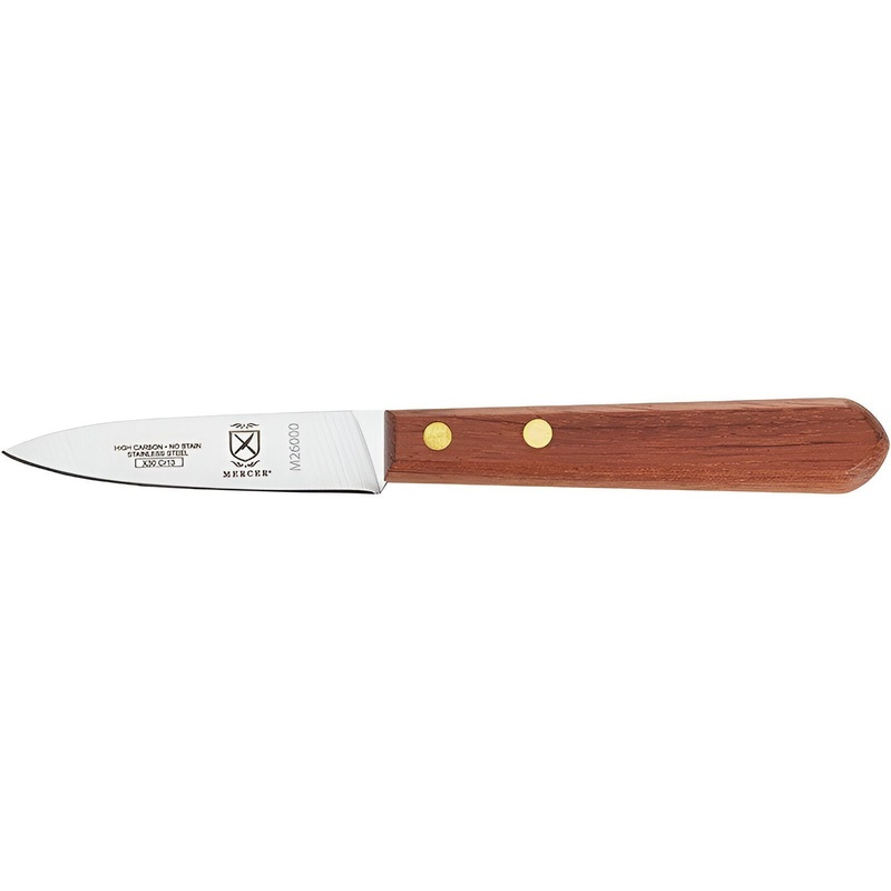 Mercer - 3" Japanese Steel Paring Knife with Rosewood Handle - M26000