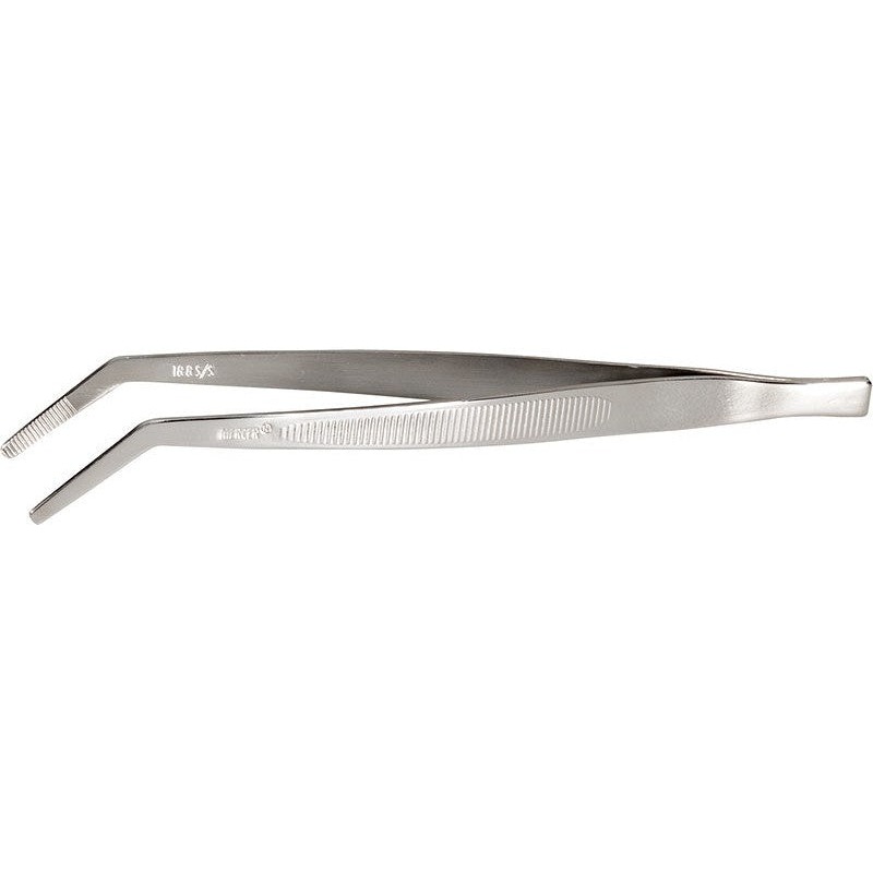 Mercer - Precision 6.1" Stainless Steel Curved Tip Tong - M35134