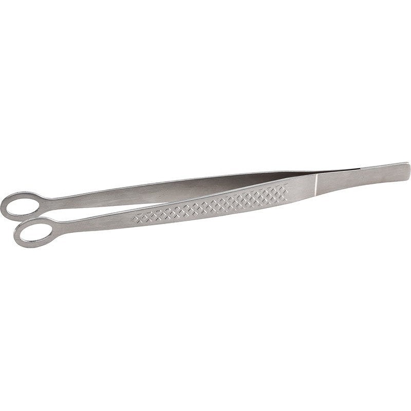 Mercer - Precision Plus 6.1" Stainless Steel Flat Oval End Tong - M35238
