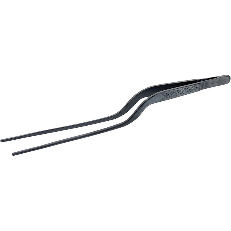 Mercer - Precision Plus 7.8" Black Stainless Steel Offset Tong - M35237BK