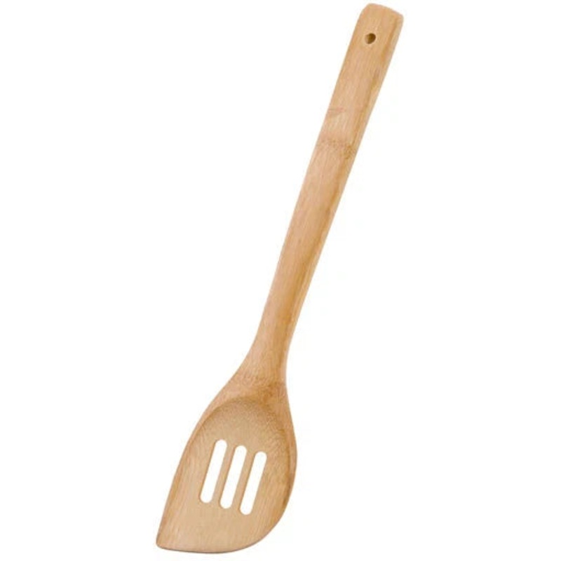 Joyce Chen - 13" Burnished Bamboo Slotted Spatula - J33-2016