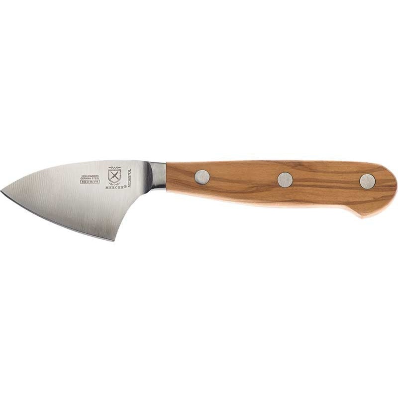 Mercer - 2.75" German Steel Parmesan Knife with Olive Wood Handle - M23607OL