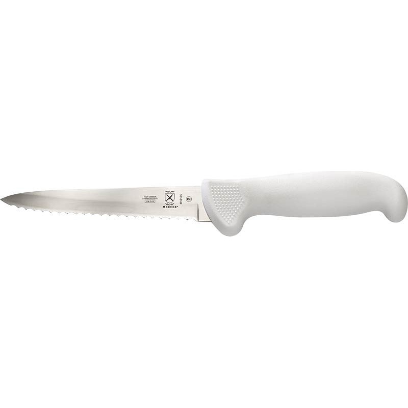 Mercer - 5" Japanese Steel White Utility Wavy Edge Knife - M18165