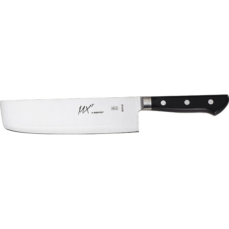 Mercer - 7" Stainless Steel Black Nakiri Knife - M16140