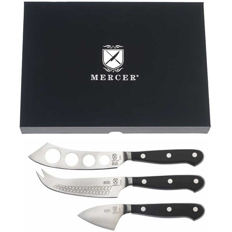 Mercer - German Steel Cheese Knife POM Handle Pack Of 3 - M23608