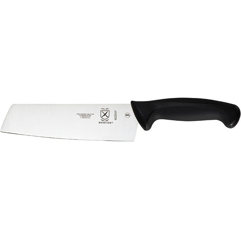 Mercer - Millennia 7" Japanese Steel Nakiri Knife with Black Handle - M22907