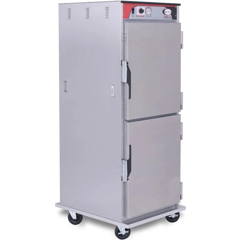 Bevles - 230 V, Full Size Narrow Width Temper Select Pass Thru Heated Holding Cabinet - HTSS74P164-PT