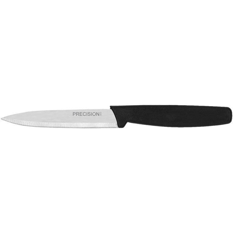 Omcan - 4" Paring Knife with Black Polypropylene Handle, Pack of 24 - 24060