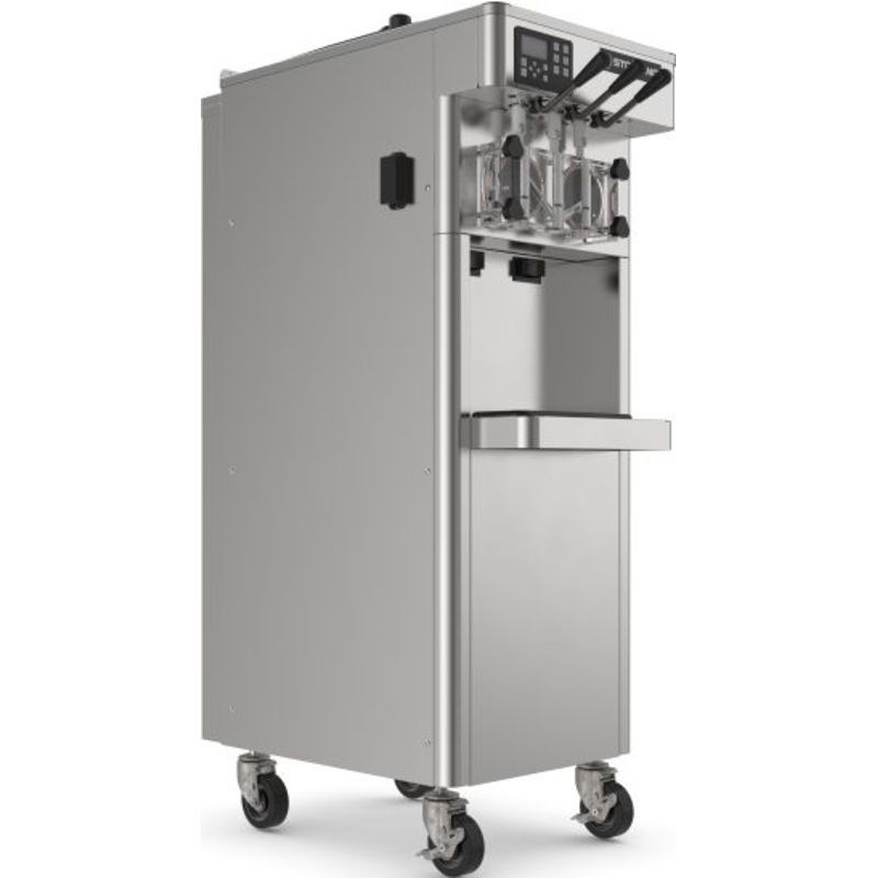 Stoelting - 19.25" x 31.37" x 58.25" 380-415 V Air Cooled Double Barrel Frozen Custard And Italian Ice Continuous Freezer - F231X-314I2P (Pre-Order Now, ETA 8-12 Weeks)