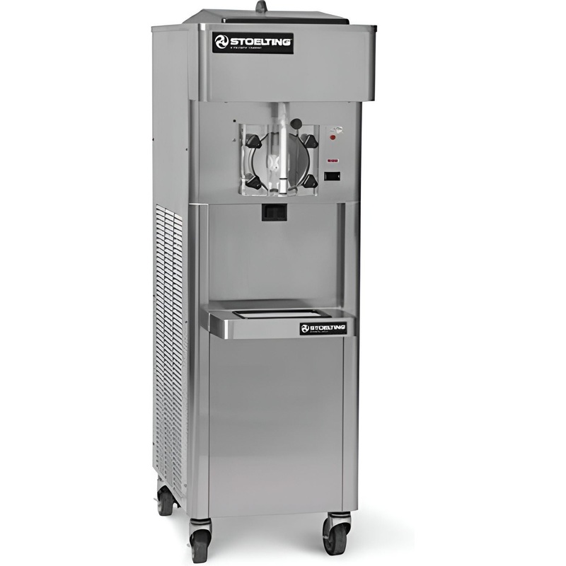 Stoelting - 208-230 Volt Air-Cooled 3-Phase Single Flavor High Capacity Gravity Fed Floor Model Shake Freezer - O212-309I (Pre-Order Now, ETA 8-12 Weeks)