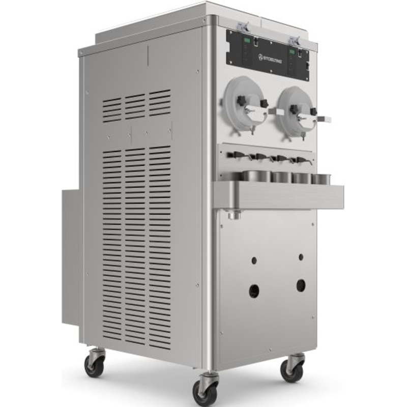 Stoelting - 208-240V 1-Phase Air-Cooled 3-Phase Double Barrel Continuous Flow Frozen Custard And Italian Ice Machine - M202-309B0FSIR (Pre-Order Now, ETA 8-12 Weeks)