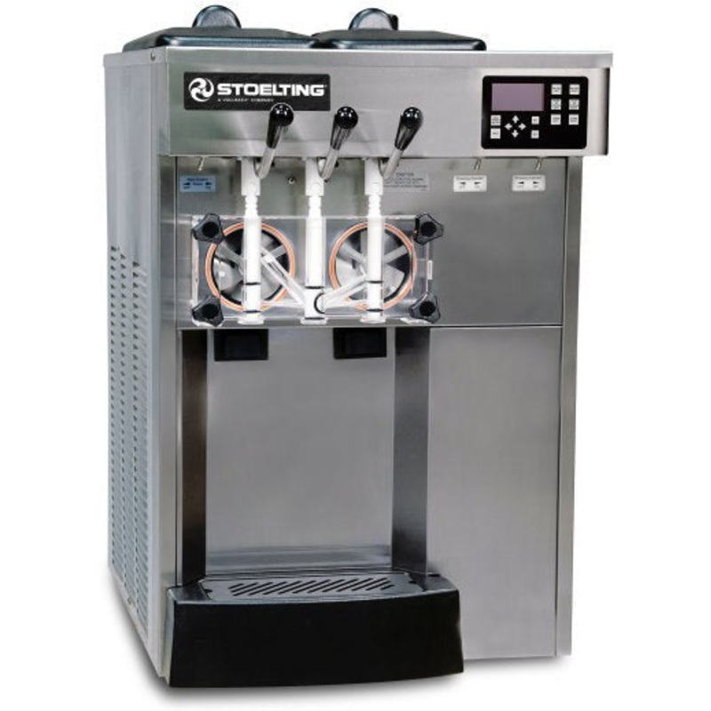 Stoelting - 208-240V 1-Phase Air-Cooled Twin-Twist Soft Serve Countertop Machine - E131-38I2 (Pre-Order Now, ETA 8-12 Weeks)