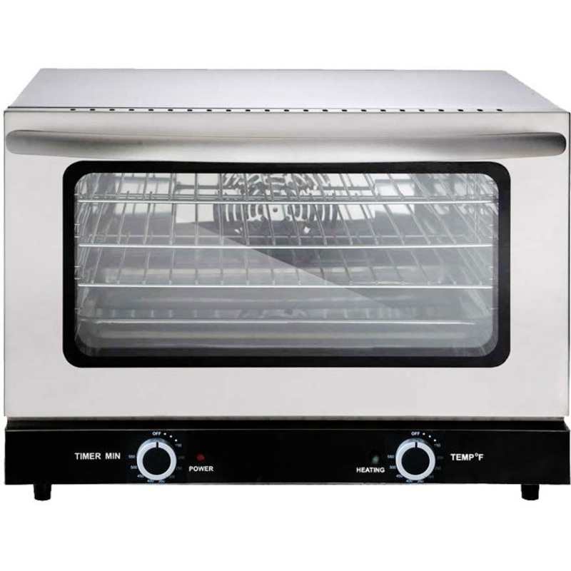 Omcan - 120V, 47 L Quarter-Size Countertop Convection Oven - CE-CN-0047