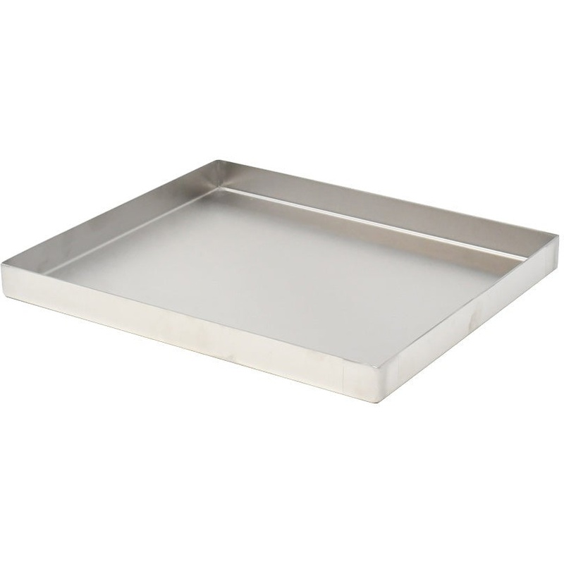 Omcan - 18 x 12 x 1 Stainless Steel Pan, Pack of 3 - 43135