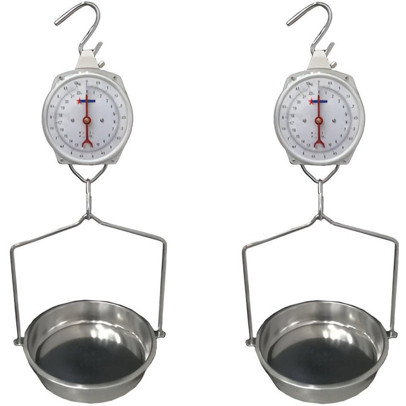 Omcan - 22 lbs Dial Hanging Scale, Pack of 2 - 43827