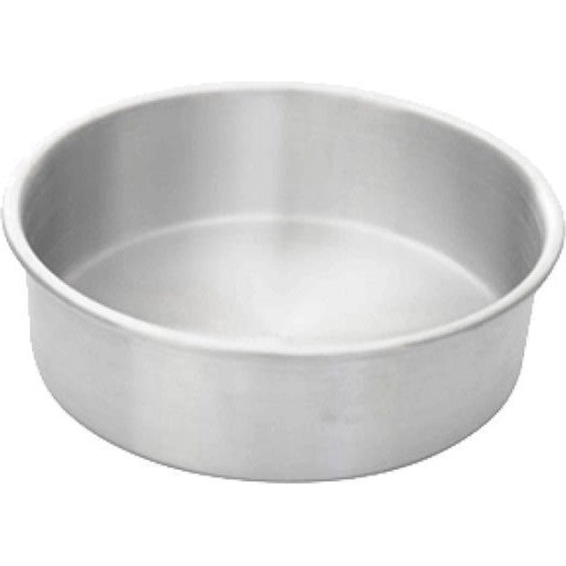 Omcan - 12" x 2" Round Aluminium Cake Pan, Pack of 20 - 44328