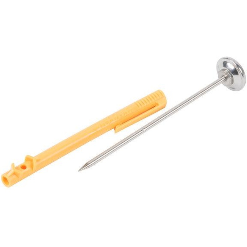 Taylor - 1" Dial Type Instant Pocket Probe Dial Thermometer with 5" Stem - 3621N