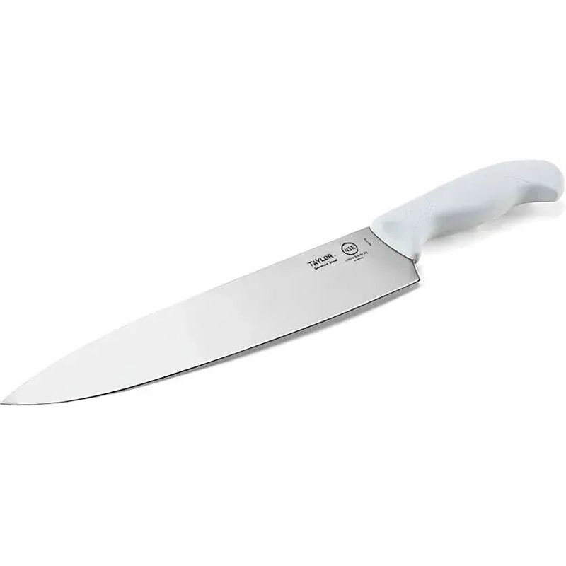 Taylor - 10" Chef's Knife with White Nylon/Silicone Handle - 5248365