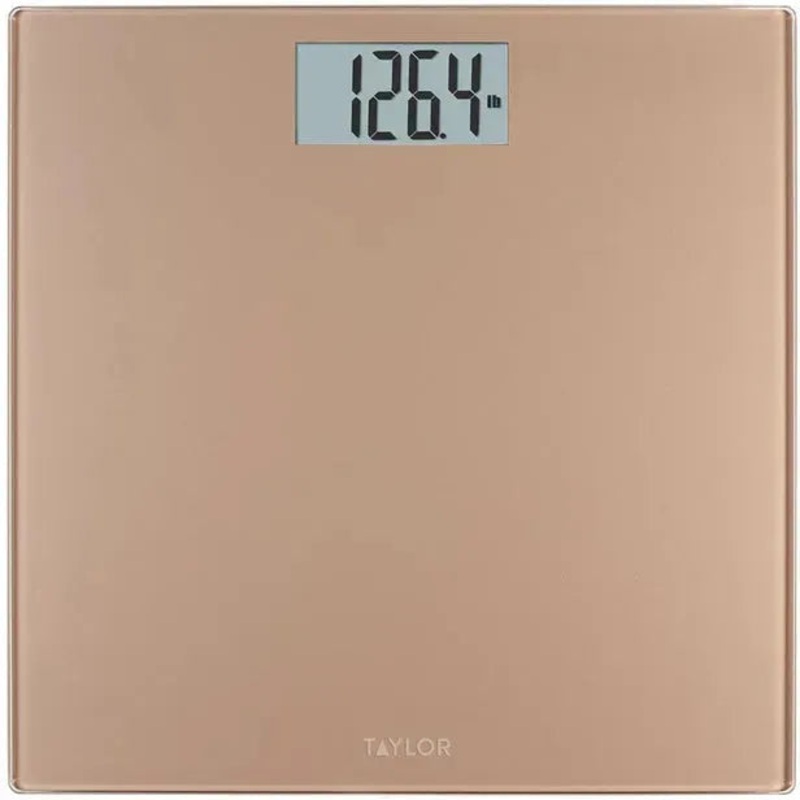 Taylor - 11.8" Champagne Digital Champagne Bathroom Scale - 5252791