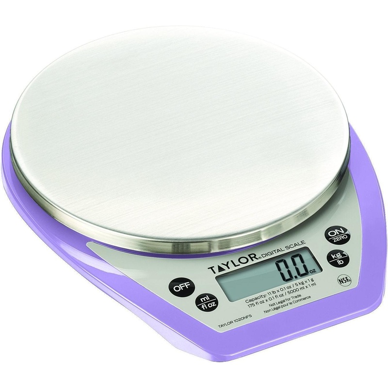 Taylor - 11 lbs Allergen-Free Dry/Liquid Digital Portion Control Scale - 1020PRNFS