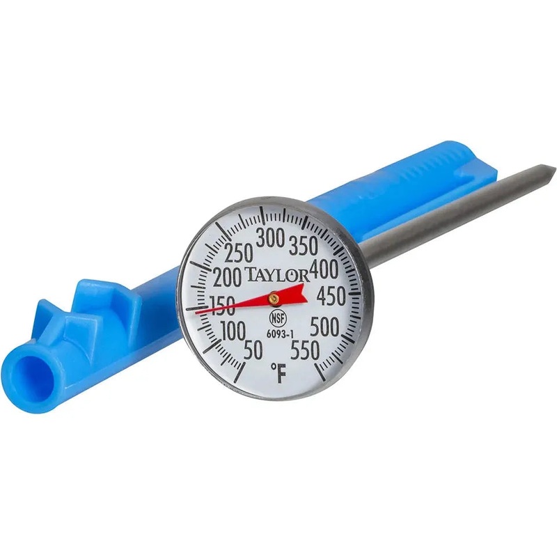 Taylor - 5" Instant Read Pocket Probe Dial Thermometer with -40 to 70 C Temperature Range - 6065N