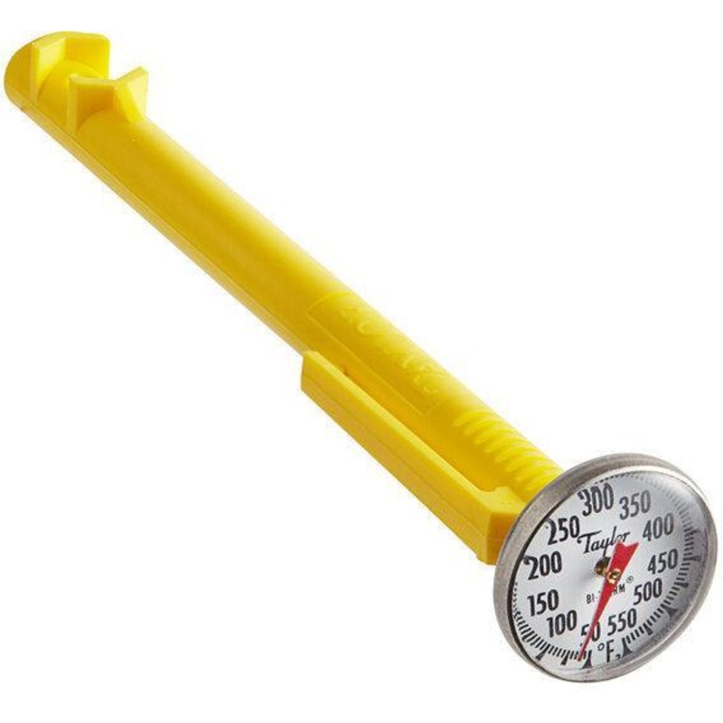 Taylor - 5" Superior Grade Instant Read Pocket Probe Dial Thermometer with 50 to 550F Temperature Range - 6073J