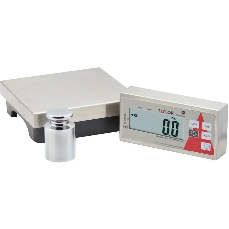Taylor - 7" x 6.2" Stainless Steel Digital Portion Control Scale - TE32WDAR