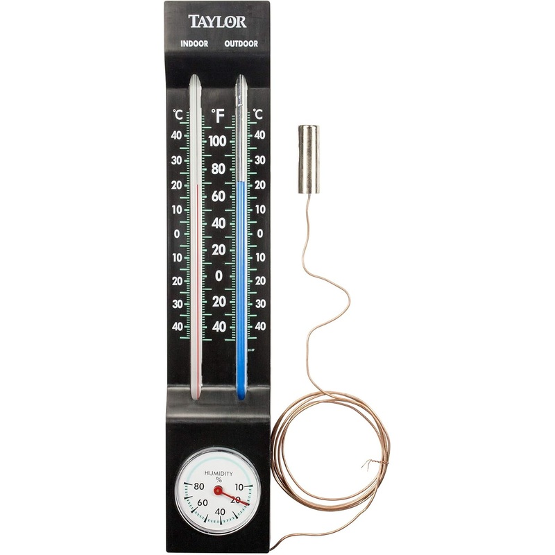Taylor - 9.75" Indoor Outdoor Thermometer with Large Print - 5329