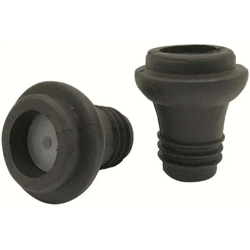 Taylor - Black Rabbit Rubber Wine Bottle Stoppers, Pack of 10 - 5262463