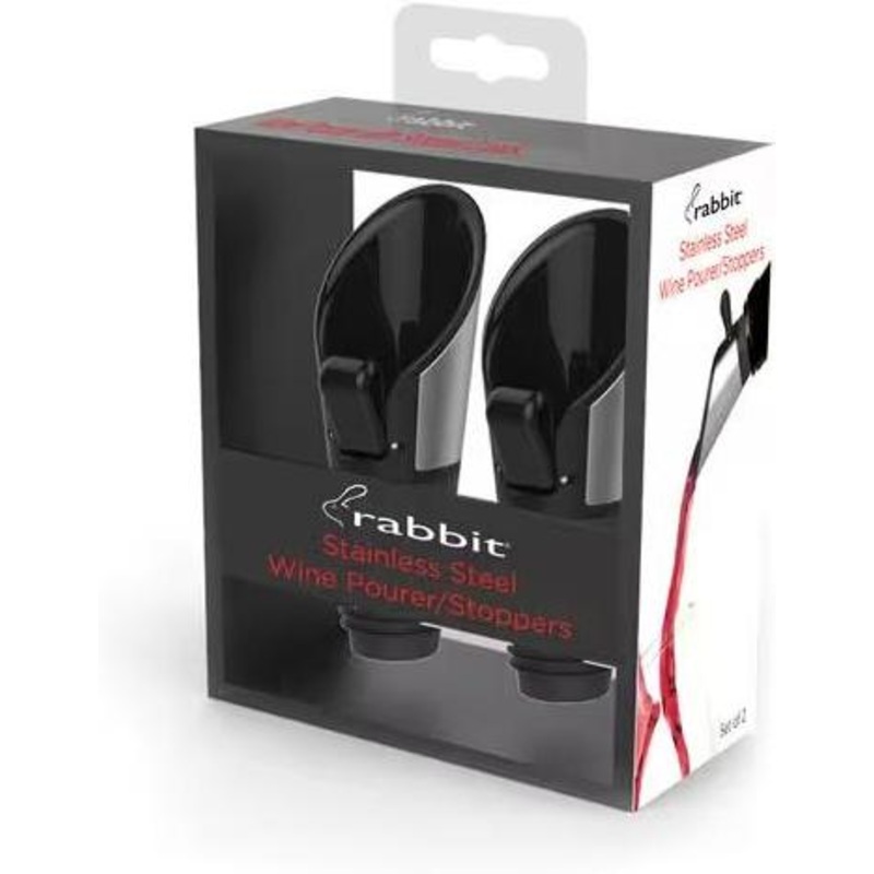 Taylor - Stainless Steel Rabbit Flipper Pourer/Stopper, Set of 2 - W6128