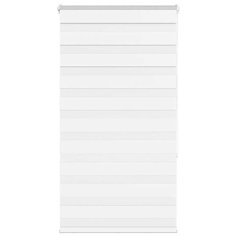 Store zbre blanc 90x150 cm largeur du tissu 85,9 cm polyester