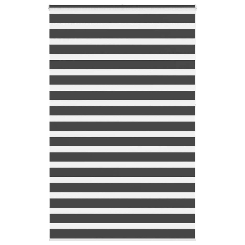 Store zbre noir 140x230 cm largeur du tissu 135,9 cm polyester